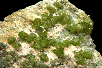 Demantoide - Acquanegra mine, Malenco Valley, Sondrio Province, Lombardy, Italy