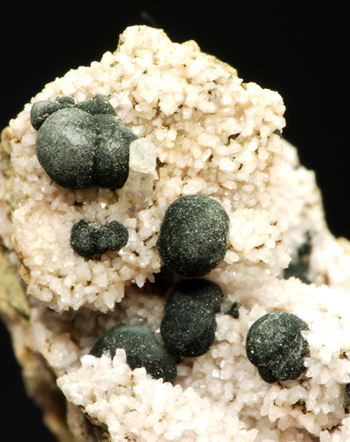Pumpellyite Fe2+ - Nesselgrund Quarry, Schnellbach, Thuringia, Germany