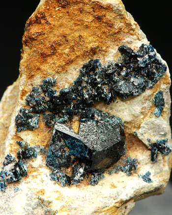 Scorzalite - Esta�o Orcko mine, Machacamarca District, Cornelio Saavedra Province, Potos� Dept., Bolivia
