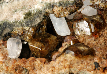 Vesuvianite and Meionite - San Vito quarry, Ercolano, Monte Somma, Somma-Vesuvius Complex, Naples Province, Campania, Italy