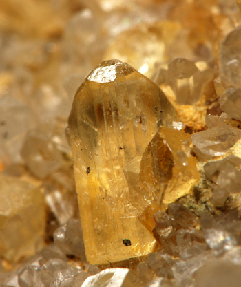 Topaz - Schneckenstein cliff, Kielberg Mt., Klingenthal, Vogtland, Saxony, Germany