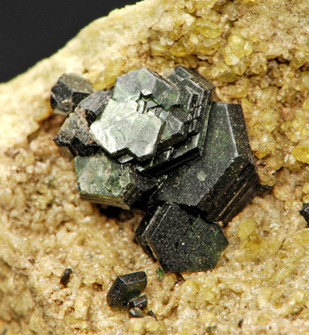 Clintonite and Fassaite - Lago della Vacca, Cornone di Blumone, Breno, Camonica Valley, Brescia Province, Lombardy, Italy