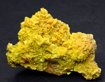 Autunite - Montefallonio Prospect, Peveragno, Cuneo Province, Piedmont, Italy