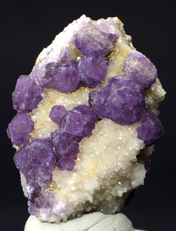 Fluorite - Les Rocs quarry, Buxires-les-Mines, Allier, Auvergne, France