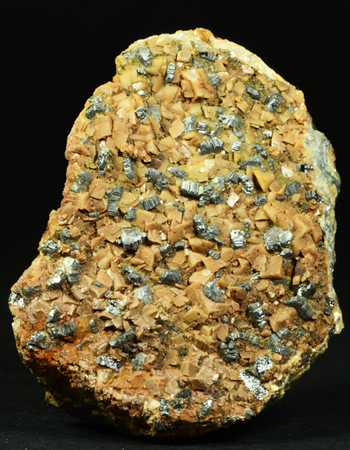 Bournonite - Brosso Mine, Clea, Lssolo, Canavese District, Torino Province, Piedmont, Italy