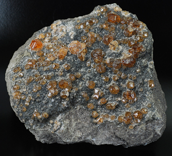 Grossular garnet - Asbestos - Les Sources RCM - Estrie - Qubec - Canada