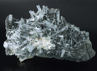 Beryl var. aquamarin with schorl - Erongo mts. - Namibia