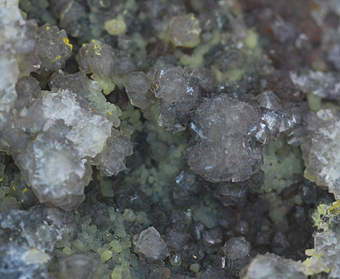 Fluellite and metavarescite - Azcrate Quarry - Eugui - Esterbar - Navarre - Spain