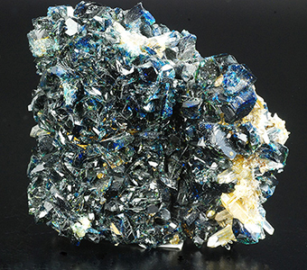 Lazulite, siderite and quartz - Rapid Creek - Dawson Mining distr. - Yukon Territory - Canada