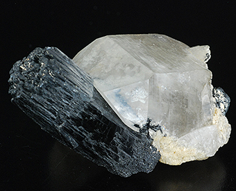 Foitite, schorl and quartz - Farm Erongorus - Erongo Mts. - Omaruru distr. - Erongo reg. - Namibia