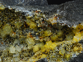 Offretite and chabazite-Ca - Lake Arno - Alta Val Saviore - Adamello Massif - Brescia prov. - Lombardy - Italy