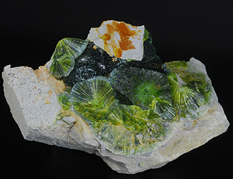 Wavellite - Mauldin Mountain quarries - Mauldin Mt. - Montgomery Co. - Arkansas - USA
