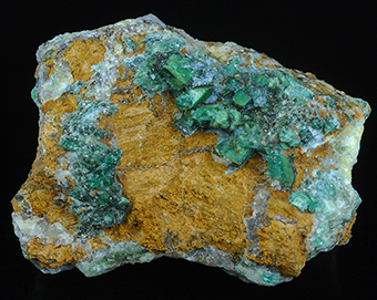 Lawsonite var. Chromian Lawsonite - Cape Marmari - Grammata Bay - Syros Island - Cyclade Island - Kykldes Pref. - Aegean Islands deptm. -  Greece