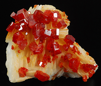 Vanadinite - Mibladen mine - Mibladene - Upper Moulouya lead distr. - Midelt - Khnifra prov. - Mekns-Tafilalet reg. - Morocco