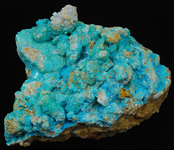 Ktenasite and gypse - Jean Baptiste mine - Kamariza Mines - Agios Konstantinos - Lavrion District Mines - Lavrion District -  Attik Pref. - Greece