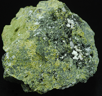 Gismondine and epidote - Vedretta della Miniera - Zebr valley - Valfurva - Valtellina -  Sondrio prov. - Lombardy - Italy