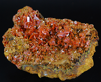 Wulfenite - Jianshan mine - Kurugtag Mts - Xinjiang Region- China