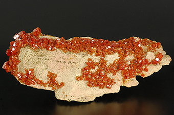 Vanadinite - Mibladen mine - Mibladene - Upper Moulouya lead distr. - Midelt - Khnifra prov. - Mekns-Tafilalet reg. - Morocco