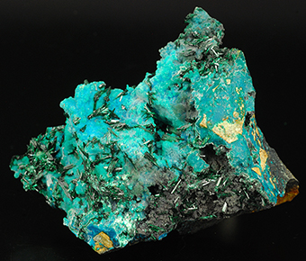 Atacamite and chrysocolla - La Farola Mine -Cerro Pintado -Las Pintadas Distr. -Tierra Amarilla -Copiap Prov. -Atacama Region - Chile