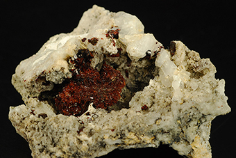 Manganoneptunite - Maly Mannepakhk Mt - Khibiny Massif - Murmansk Oblast - Russia  TYPE LOCALITY