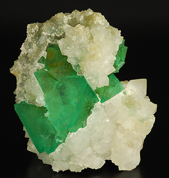 GM20072 - Fluorite and quartz - Riemvasmaak fluorite occurrences - Kakamas - ZF Mgcawu distr. - Northern Cape prov. - South Africa