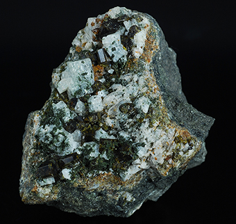 Nepheline and vesuvianite - Monte Somma - Somma-Vesuvius Complex - Naples Province - Campania - Italy