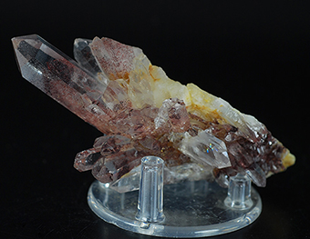 Quartz with hematoid phantom - Hyderabad Distr. - Telengana - India