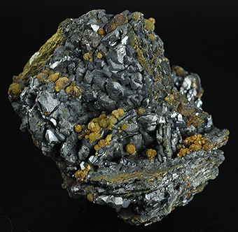 GM22037 - Galena ps. from pyrrhotite and siderite  Herja mine  Chiuzbaia  Baia Mare  Maramures   Romania