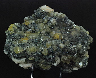 GM23055 - Cerussite and baryte - Les Dalles mine  Mibladen  Ait Oufella Caid  Midelt  Draa-Tafilalet Region - Morocco