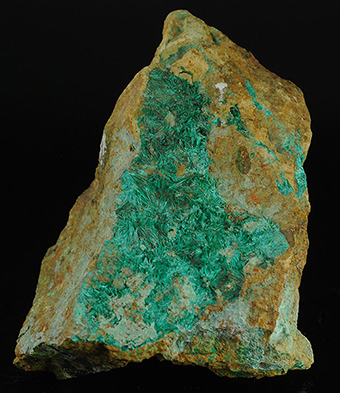 Brochantite - Sa' Duchessa mine - Oridda - Domusnovas  South Sardinia Prov. - Sardinia  Italt