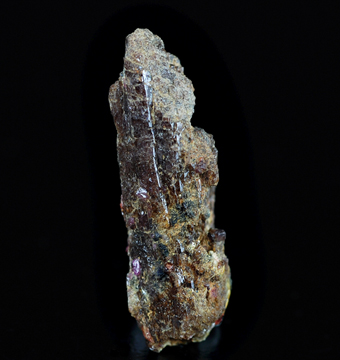 Painite and ruby - Thu Rein Thaung - Mogok tract - Sagaing - Myanmar (Burma)