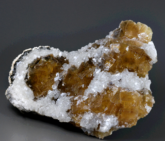 Fluorite and baryte - Moscona mine - Sols - Llanera - Villabona mining area - Asturias - Spain