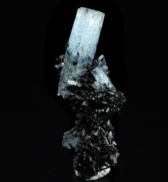 Beryl var. aquamarin with schorl - Erongo mts. - Namibia