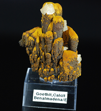 Goethite and calcite - Trinidad mine - Benalm�dena - M�laga - Andalusia - Spain