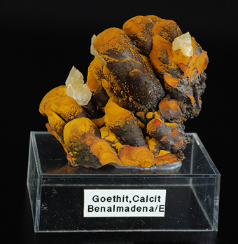 Goethite and calcite - Trinidad mine - Benalm�dena - M�laga - Andalusia - Spain