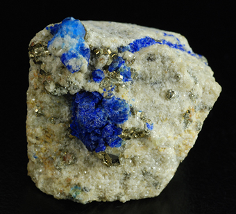 Hauyine and pyrite - Sar-e-Sang distr. - Koksha valley - Badakhshan prov. - Afghanistan
