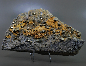Pyrite - Salvere level - Brosso mine - C�lea - L�ssolo - Canavese distr. - Torino prov. - Piedmont - Italy