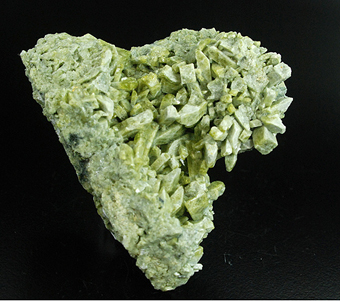 Fassaite (var. of augite) - Camonica valley - Brescia prov. - Lumbardy - Italy