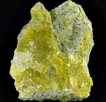 Sideronatrite - Le Cetine di Cotorniano mine - Chiusdino - Siena Province - Tuscany - Italy