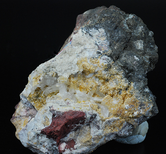 Ganophyllite and quartz - Gambatesa mine - Reppia - Graveglia valley - Ne - Genova prov. - Liguria - Italy