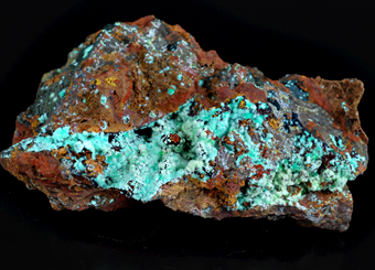 Mixite - Hilarion Mine - Hilarion area - Kamariza Mines - Agios Konstantinos - Laurion district mines - Laurion  distr. - Attica pref. - Greece