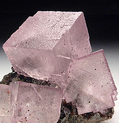 Fluorite on Sphalerite - Elmwood Mine - Carthage - Smith Co. - Tennessee - USA<br> 