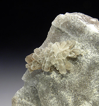 Howlite on Anhydrite - Bras D'Or Lake, Iona, Cape Breton Island, Victoria Co., Nova Scotia, Canada