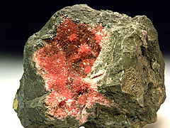 Rhodochrosite - Moanda Mine, Moanda, L�boumbi-Leyou Department, Haut-Ogoou� Province, Gabon.<br> 