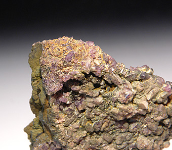 Strengite with Phosphosiderite - Kreuzberg Mt. (Rose quartz cliff), Pleystein, Vohenstrau�, Oberpf�lzer Wald, Upper Palatinate, Bavaria, Germany