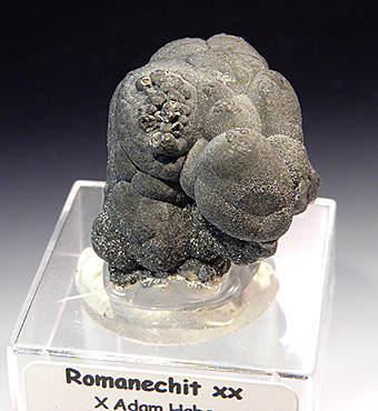 Romanechite - Grube Adam Haber - Schneberg - Sachsen - Germany