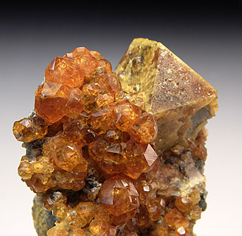 Helvite with Spessartine - Wushan Spessartine Mine, Tongbei, Yunxiao Co., Zhangzhou Prefecture, Fujian Province, China