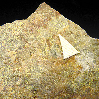 Yingjiangite - La Creuzas uranium prospect near Les Marecottes - Vallais - Switzerland
