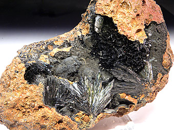 Vivianite - Tchernomorskiy Mine - Kerch Peninsula - Crimea Oblast - Ukraine