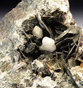 Sodalite with Chlorite - Mt. Somma - Vesuvius - Naples Province - Campania - Italy
